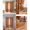 Polyester Floor Curtain Dustproof-150 200 per piece Warm brown 4