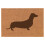 Dachshund Coir Doormat Brown Rectangular 16 x 24 in 1