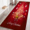 Kerstloper met kerstmanmotief, 23,6 x 70,8 inch 1