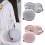 Neck Support Pillow Light Blocking Comfortable Knitted-Pink 4