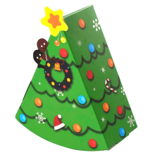 Boîte à bonbons sapin de Noël verte pour pâtisserie à faire soi-même