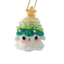 Crocheted ghost decoration handmade 1 pc 2.36 x 2.36 inch