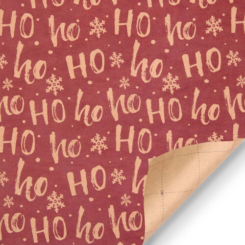 Papier cadeau de Noël simple face, 1 rouleau