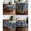 Flower Tablecloth Premium Polyester-150 150cm Warm brown 5