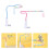 Bird Perch Stand,Bird Training Tabletop Platform Bird-Blue 3