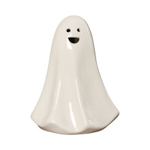 Zestaw ceramicznych lampek nocnych Ghost - ciepłe białe światło, 3 szt.