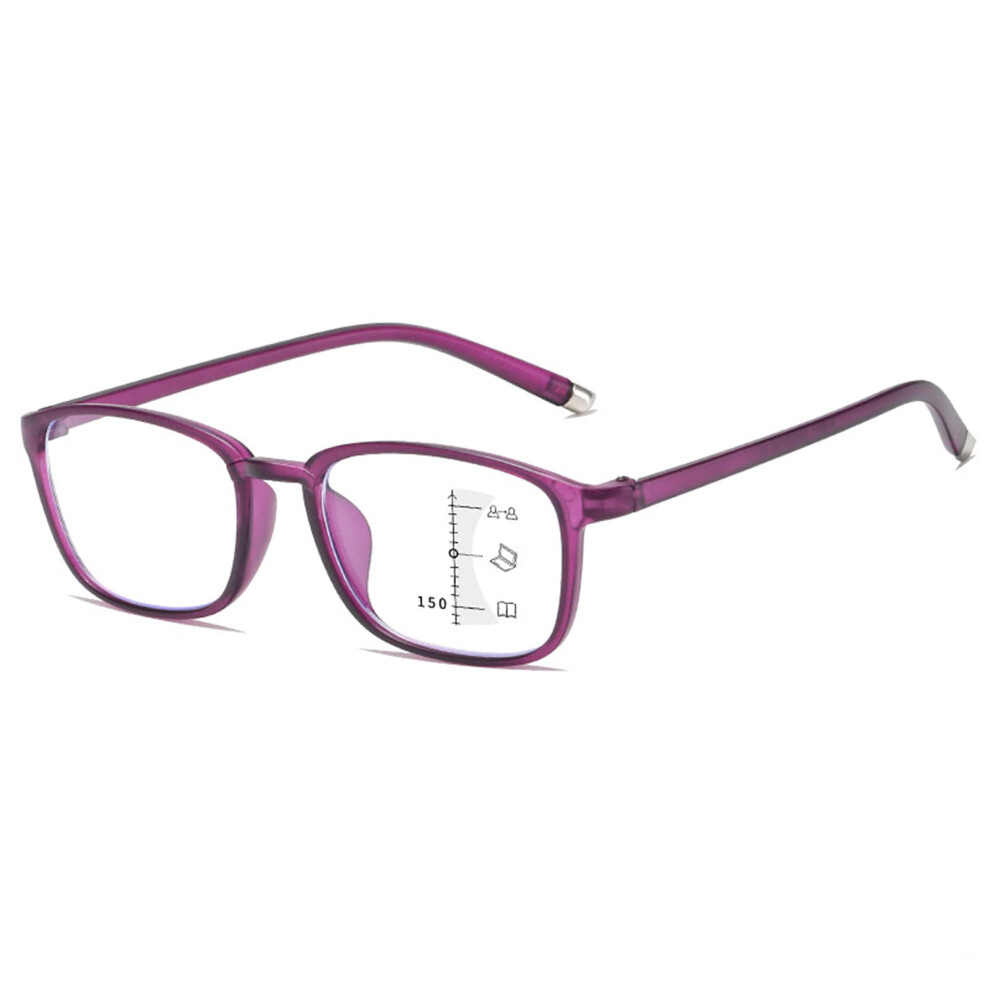 Purple Contact Lenses With Prescription +3.00 For Vision Correction, Cosmetic Color Enhancement, Comfortable Daily Wear