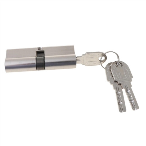 Euro Profile Cylinder Lock 90mm AntiTheft Brass Door Lock Cylinder with 4 Keys AntiDrill Security Core 1