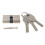 Euro Profile Cylinder Lock 90mm AntiTheft Brass Door Lock Cylinder with 4 Keys AntiDrill Security Core 5