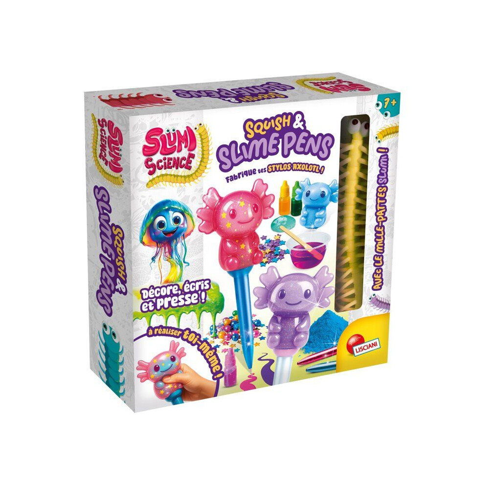 Photos - Creativity Set / Science Kit Liscianigiochi SLUMI SCIENCE Squish & Slime Pens - Creative Kit -  - Customization & Ultra Soft Effect - From 7 years 