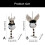 Horror Theme Devil Skull Hanging Bells Ornament Resins-Cow head 4