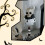 Horror Theme Devil Skull Hanging Bells Ornament Resins-Cow head 7