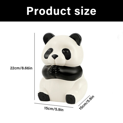 Panda Inspires Tissue Dispenser ABS Paper Storage Box for-White 2