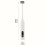 USB Chargings Milk Foamer 3 Variable Speed Detachable-White 2