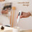 USB Chargings Milk Foamer 3 Variable Speed Detachable-White 7