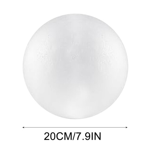 Witte polystyreenschuimballen voor knutselprojecten, 10-20 cm 2