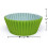 POWKOL Grønne Cupcake Forme, Bagepapir, 300 stk. 5