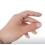 2 Pcs Realistic Rubber Thumb Tips for Magic Tricks Magician Accessories Close Up Silk Vanish Prop 4