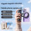 Magnetic  Selfie Stick Desktop Quadruped Handheld Stabilizer P15C  Mobile Phone Assisted Shooting Support Black 10