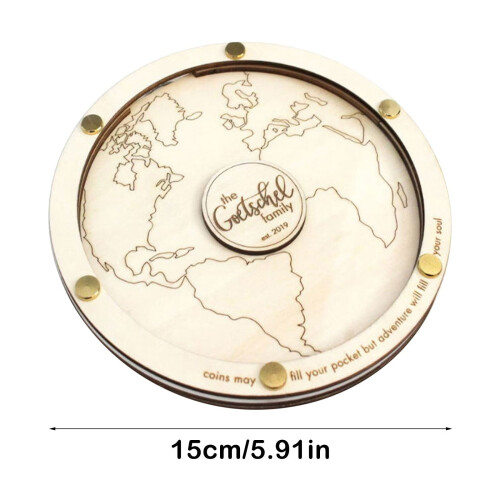 Personalisierte Reise-Erinnerungsbox mit Schlitz (1 Stück) 2