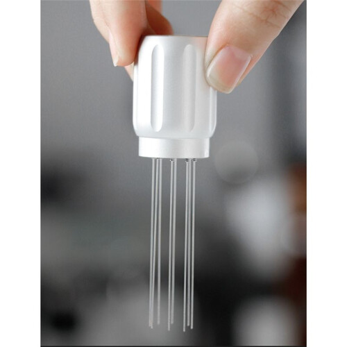 WDT Tool Magnetic Coffee Stirrer Distribution Tool Espresso Cloth Powder Stirrer Coffee Stirring Tool with Stand-B 1