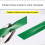 Polyester Strapping Roll Green 0.8mm 620m Pack of 2, Heavy Duty Plastic Packing Strap, Tangle 3