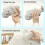 Soft Cloud Hanging Hand Towel Absorbent for Kids Home Use-grey 6