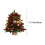 Flocking Beads Mini Christmas Tree Red 45cm 2