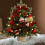 Flocking Beads Mini Christmas Tree Red 45cm 4