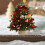 Flocking Beads Mini Christmas Tree Red 45cm 5