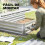 Outsunny Jardinera Gris 120 x 101 x 58 cm 5