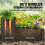 Outsunny Jardinera Gris 120 x 101 x 58 cm 2