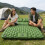 Identity Inflating Double Camping Slumbering Pad-blue 5