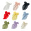 Soft Ribbon Fabric Large Round Dot Bows Hairclip Spring-Green 2