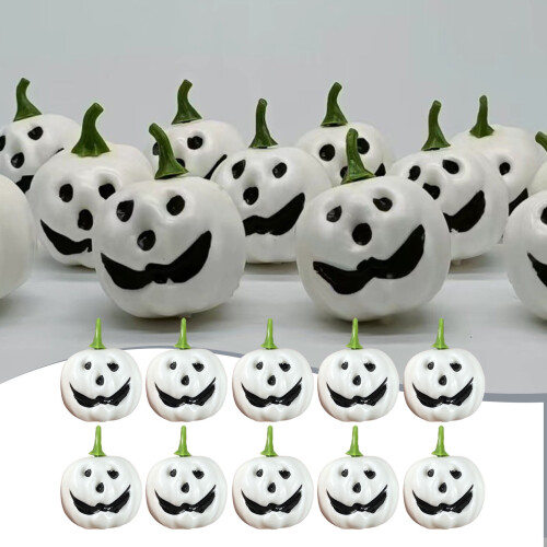 10 st Halloween pumpa stresslindrande leksaker 2