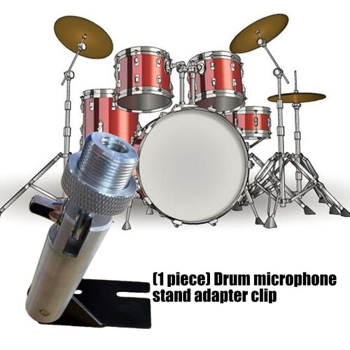 Bass Drum Microphone Stand Adapter Clamp for Secure Mounting 2