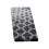 Shag Geometric Rug Black & White 63" x 23.6" 2
