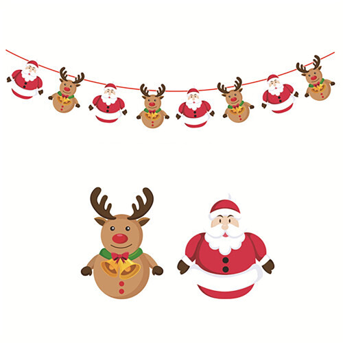 Julgransgirlande God Jul Banner 1-pack 2