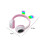 Auriculares Bluetooth con luz LED y subwoofer 3