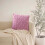 Cuscino decorativo geometrico viola 45x45 cm 5