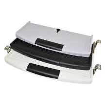 Under Desk Keyboard Tray 53x20cm Adjustable Ergonomic PullOut Drawer with Smooth Rails and Stable Mount Black