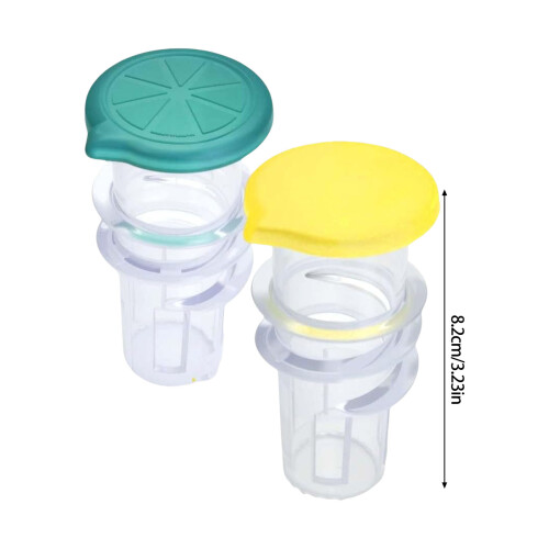2Pcs Plastic Screw Top Juice Squeezer Manual Juice Extractors 2