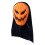 Halloween Gresskar Horror Mask Plast Heldekkende Ansiktsdeksel 2