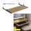 Under Desk Keyboard Tray with Smooth Sliding Rail, Adjustable Ergonomic Walnut Pull Out Shelf for Home Office 5