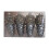 Blue Shatterproof Christmas Tree Baubles Set 3