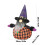 Halloweenversieringen: stoffen hoed, baard, pop, pompoen 3