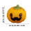 Halloween Ghost Pumpkin Resin Ornaments Set 2