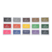 Ink Pad Stamps Partner Diy Color, 15 Kleuren  Ink Pad voor Stempels, Papier, Hout en Stof (Verpakking van 15)