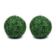2 Pezzi di Piante Artificiali Topiaria Palla Sfere da Giardino Pianta Topiaria Decorazione per Interni Ed Esterni per L'Arredamento del Cortile L