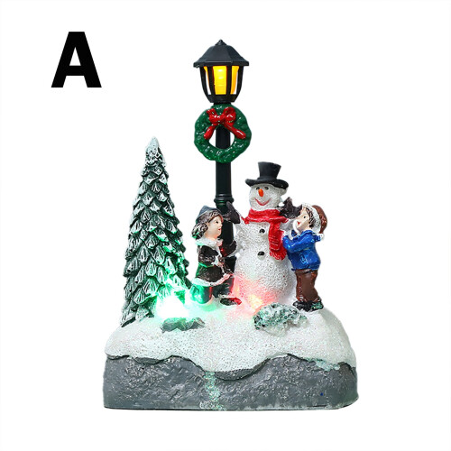 Juldekorationsset med självlysande harts 1